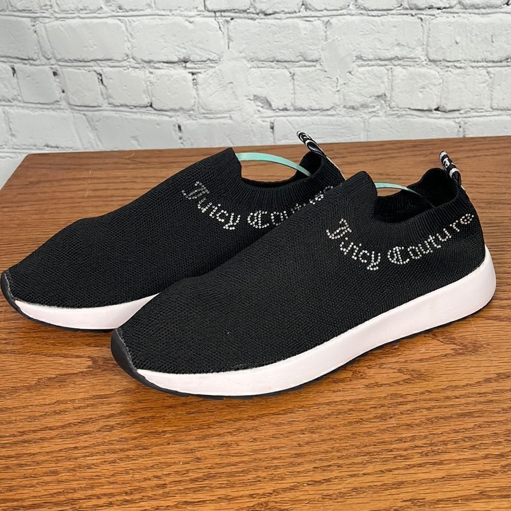 Juicy Couture slip on sneakers with Rhinestones size 8